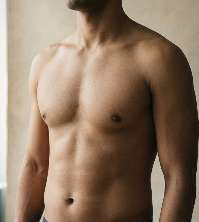 Torse épilé homme Innerskin