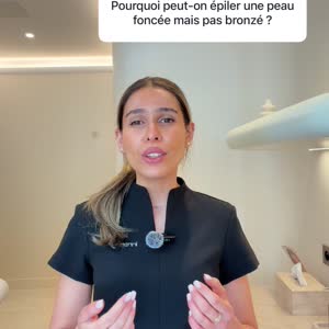 Peau mate et bronzée